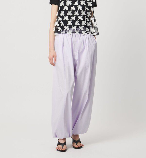 AEWEN MATOPH「＜AEWEN MATOPH＞パネルギャザーバルーンパンツ ‐ ウォッシャブル ‐」|チノ|LILAC