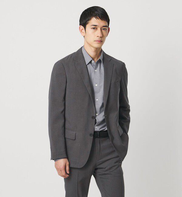 UNITED ARROWS「ウールルック 2ボタン シングル テーラードジャケット UA COZY　ウォッシャブル　ヨコストレッチ」|テーラードジャケット|