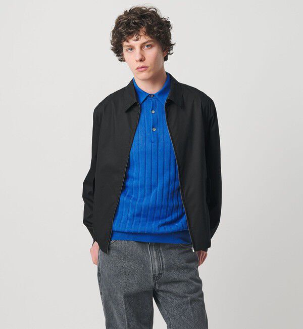 UNITED ARROWS「スムース タイプライター モダン ハリントン ブルゾン」|ブルゾン・スタジャン|