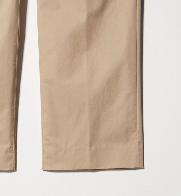 UNITED ARROWS「スムース タイプライター 2プリーツ リラックス トラウザース」|チノ|