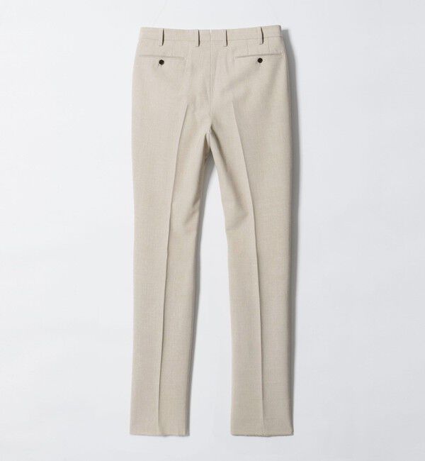 UNITED ARROWS「ポプリン 1プリーツ スラックス R-MODEL」|スラックス|