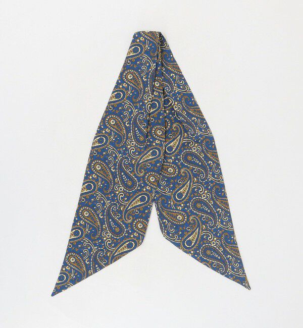 UNITED ARROWS「＜ARCURI＞ペイズリー アスコットタイ」|バンダナ・スカーフ|COBALT