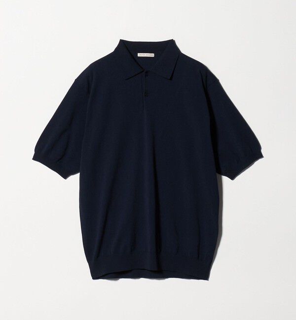 UNITED ARROWS「ショートスリーブ ニットポロシャツ UA COZY ウォッシャブル 抗菌防臭」|ポロシャツ|