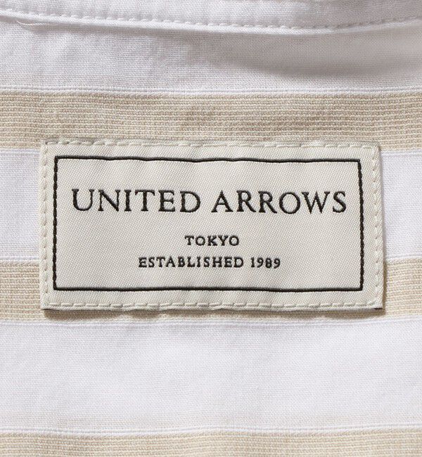 UNITED ARROWS「SOKTAS カラーストライプ オープンカラーシャツ」|シャツ・ブラウス|