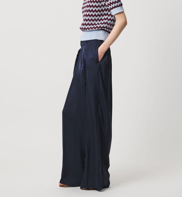 AEWEN MATOPH「＜AEWEN MATOPH＞サテンインタックパンツ ‐ ウォッシャブル - 」|その他|