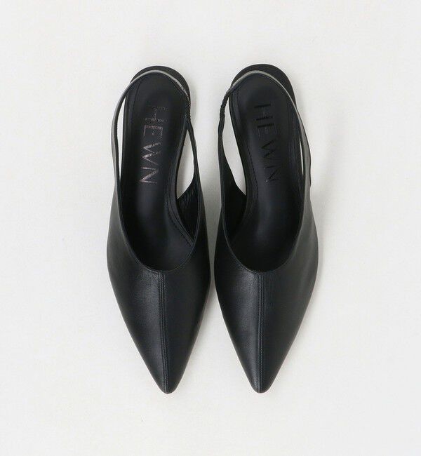 UNITED ARROWS「＜HEWN＞PTD SLING フラットサンダル」|サンダル|BLACK