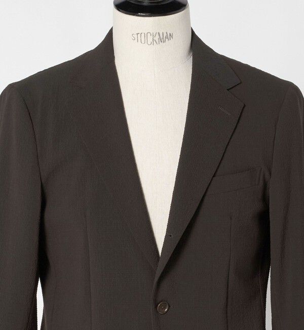 UNITED ARROWS「シアサッカー シングル 3ボタン テーラードジャケット COMFORT EASY‐MODEL ストレッチ」|テーラードジャケット|