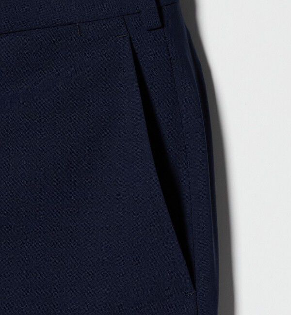 UNITED ARROWS「トロピカル ノープリーツ スラックス COMFORT EASY‐MODEL 2WAYストレッチ 撥水」|スラックス|