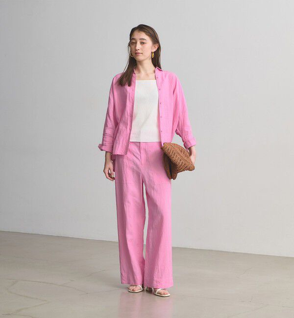 UNITED ARROWS「リネン ドルマン シャツ ‐ウォッシャブル‐」|シャツ・ブラウス|