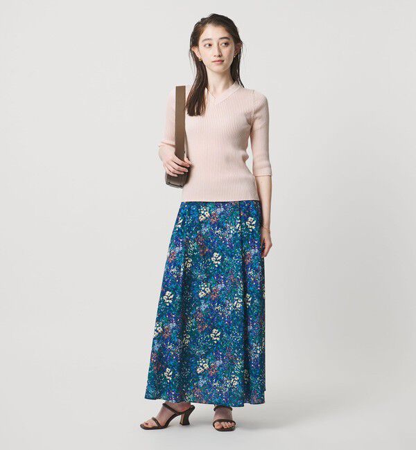 UNITED ARROWS「リブ Vネック ニット ‐ウォッシャブル‐」|ニット・セーター|