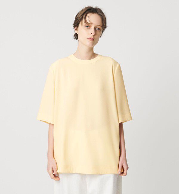 AEWEN MATOPH「＜AEWEN MATOPH＞ショルダーパッド Tブラウス ‐ ウォッシャブル ‐」|シャツ・ブラウス|