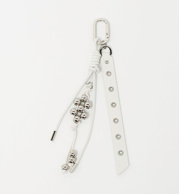 OSOI「＜OSOI＞KNOTTY KEY RING キーリング」|キーケース|WHITE