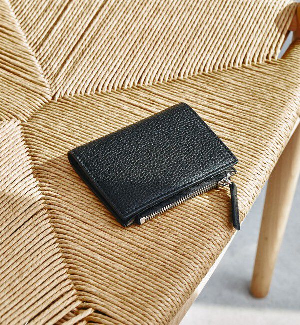 UNITED ARROWS green label relaxing「CIBO レザーライク 2FOLD ウォレット 折りたたみ財布」|財布|BLACK