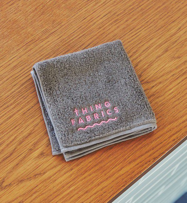 UNITED ARROWS green label relaxing「【別注】＜THING FABRICS＞GLR ハンドタオル ハンカチ」|ハンカチ|MD.GRAY