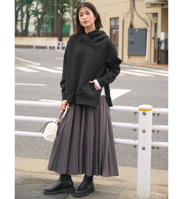 UNITED ARROWS green label relaxing「【WEB限定】＜at ease＞ダンボール フーディ」|パーカー|