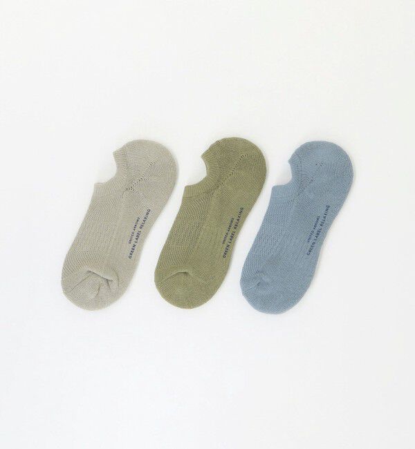 UNITED ARROWS green label relaxing「GLR フットレット 3P ソックス」|ソックス|その他1