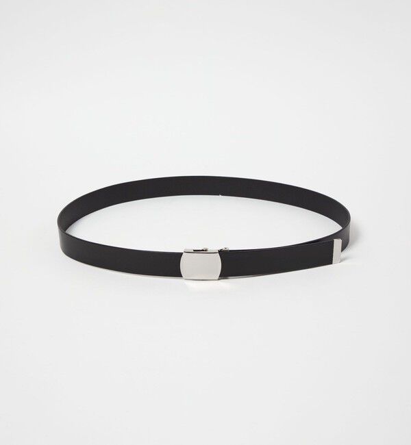 UNITED ARROWS green label relaxing「GLR レザー 30mm GIベルト 」|ベルト|BLACK
