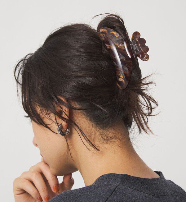 UNITED ARROWS green label relaxing「＜SUI AVA＞ヘアクリップ M」|ヘアバンド|DK.BROWN