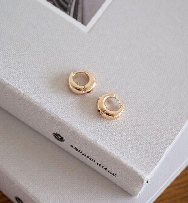 UNITED ARROWS green label relaxing「【WEB限定】プチ クリップフープ ピアス」|ピアス|GOLD