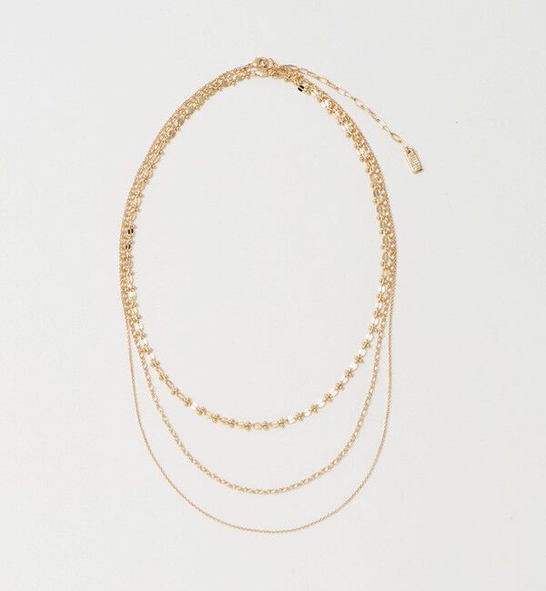 UNITED ARROWS green label relaxing「3WAY デザインチェーン 3連 ネックレス」|ネックレス|