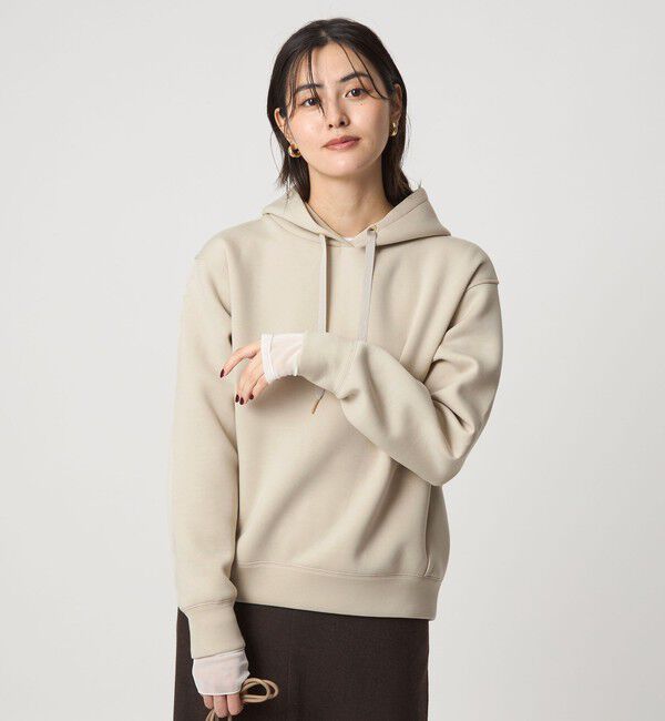 UNITED ARROWS green label relaxing「ダンボール フーディー プルオーバー」|パーカー|NATURAL