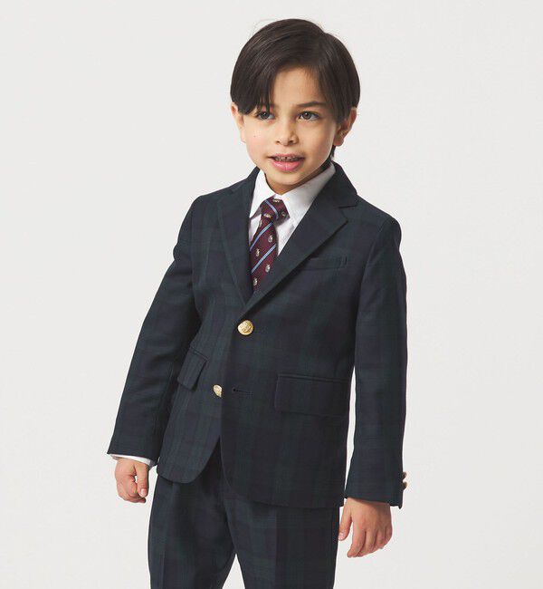 UNITED ARROWS green label relaxing「TRW ブラックウォッチ ジャケット / キッズ 110cm-130cm」|テーラードジャケット|