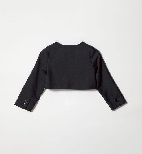 UNITED ARROWS green label relaxing「TRW ソリッド ボレロ / キッズ 110cm-130cm」|ノーカラージャケット|