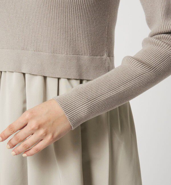 UNITED ARROWS green label relaxing「タフタ ドッキング ワンピース ウォッシャブル」|ワンピース|