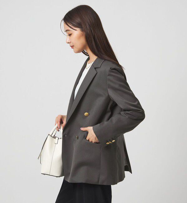 UNITED ARROWS green label relaxing「［size SHORTあり］Greed グリード ダブル ジャケット ウォッシャブル」|テーラードジャケット|