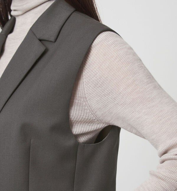 UNITED ARROWS green label relaxing「Greed グリード テーラード ジレ ウォッシャブル」|ベスト・ジレ|