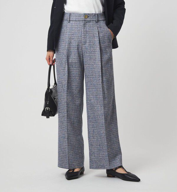 UNITED ARROWS green label relaxing「ライト ツイードライク パンツ」|その他|