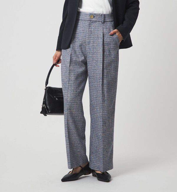 UNITED ARROWS green label relaxing「ライト ツイードライク パンツ」|その他|