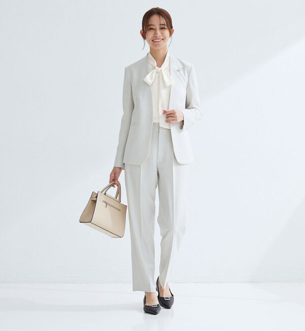 UNITED ARROWS green label relaxing「トロミ ボウタイ ブラウス マシンウォッシャブル」|シャツ・ブラウス|