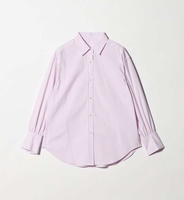 UNITED ARROWS green label relaxing「フェイクパールボタン シャツ」|シャツ・ブラウス|