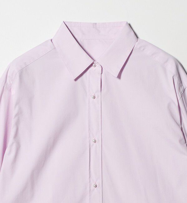 UNITED ARROWS green label relaxing「フェイクパールボタン シャツ」|シャツ・ブラウス|