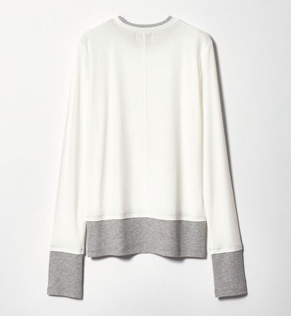 EMMEL REFINES「＜EMMEL REFINES＞EM ベアフライス クルーネック プルオーバー」|Tシャツ・カットソー|