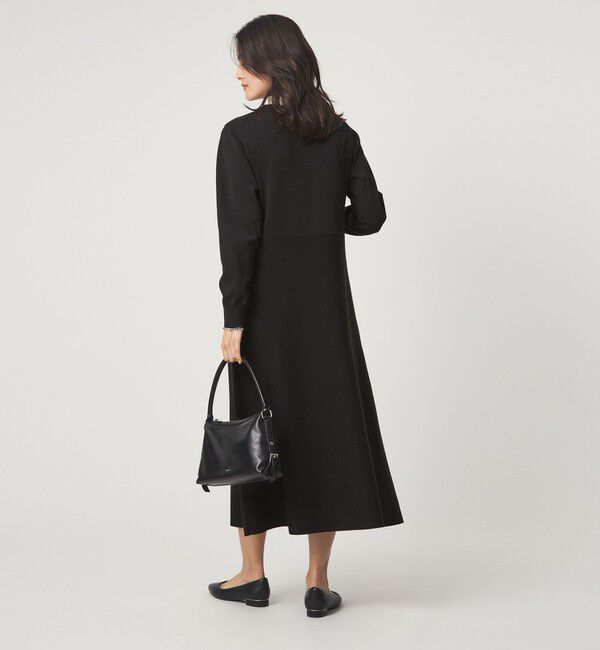 UNITED ARROWS green label relaxing「ハイショク エリツキ ニット ワンピース」|ワンピース|