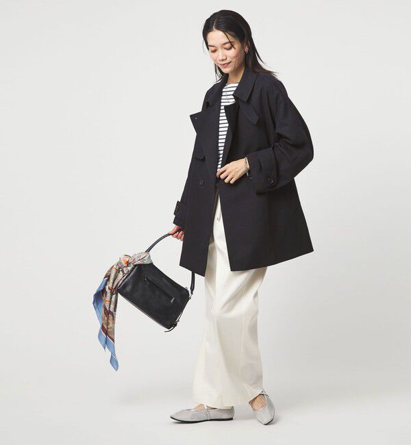UNITED ARROWS green label relaxing「［size SHORTあり］ミドル トレンチ コート 撥水」|トレンチコート|