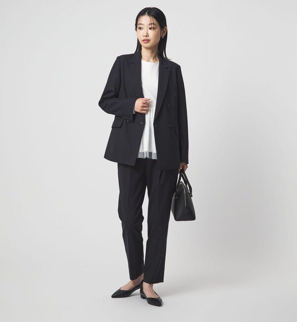 UNITED ARROWS green label relaxing「［size SHORT/TALLあり］カチリラ テーパードパンツ ウォッシャブル ストレッチ」|スラックス|