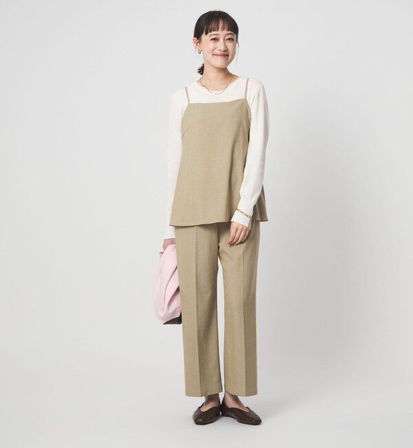 UNITED ARROWS green label relaxing「［size SHORT/TALLあり］ラミーブレンド オールインワン」|オールインワン|