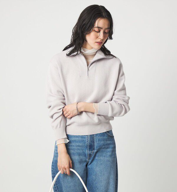 UNITED ARROWS green label relaxing「シアー ドット タートルネック カットソー」|Tシャツ・カットソー|