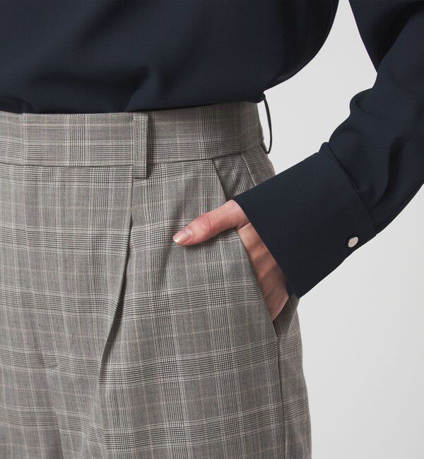 UNITED ARROWS green label relaxing「［size SHORT/TALLあり］カチリラ ストレート パンツ ウォッシャブル ストレッチ」|スラックス|