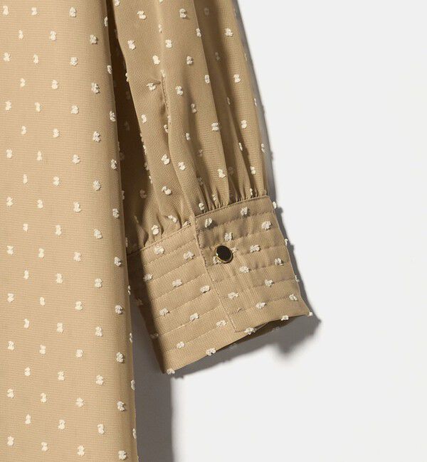 UNITED ARROWS green label relaxing「ドット シアー ティアード ワンピース」|ドレス|