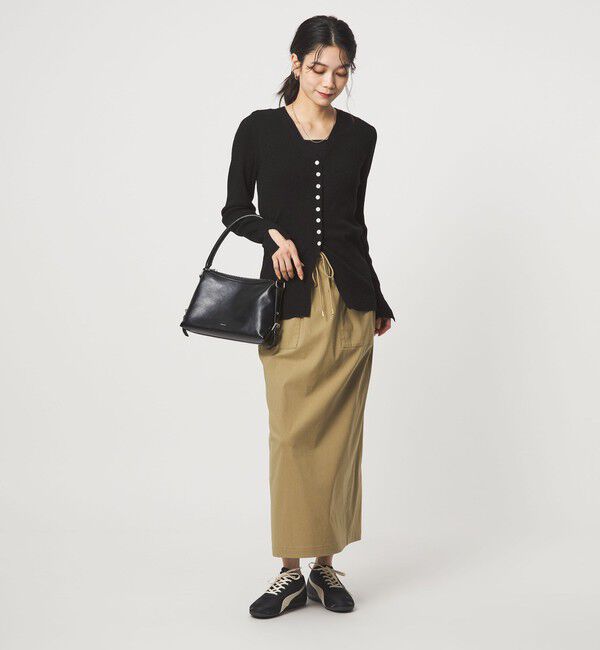 UNITED ARROWS green label relaxing「リブ ニット Vネック カーディガン ウォッシャブル」|カーディガン|