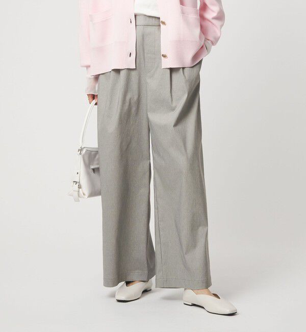 UNITED ARROWS green label relaxing「［size SHORT/TALLあり］オルマイ LI/MIX ワイド パンツ」|その他|