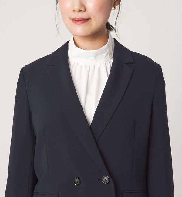 UNITED ARROWS green label relaxing「［size SHORTあり］ハイネック ボリューム スリーブ ブラウス」|シャツ・ブラウス|