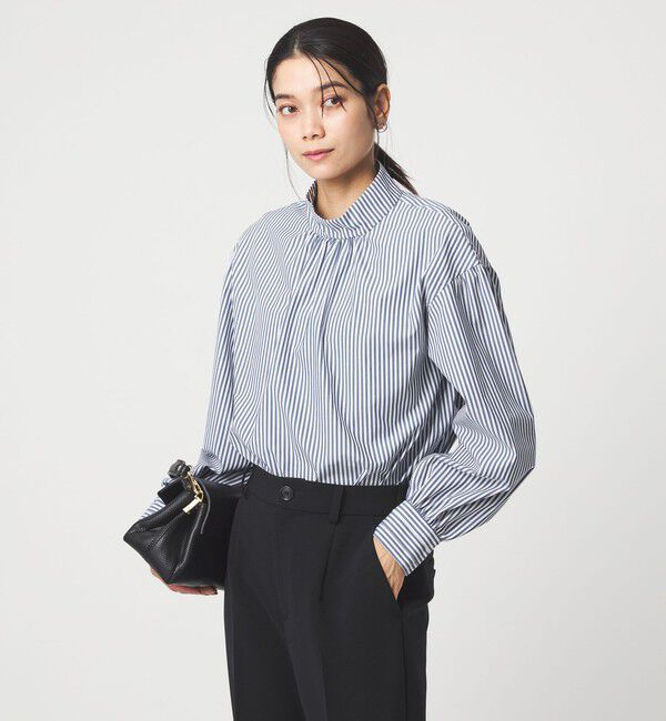 UNITED ARROWS green label relaxing「［size SHORTあり］ハイネック ボリューム スリーブ ブラウス」|シャツ・ブラウス|その他1