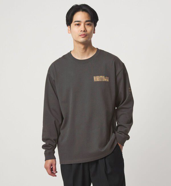 UNITED ARROWS green label relaxing「【別注】＜Manhattan Portage＞プリント 長袖 Tシャツ」|Tシャツ・カットソー|