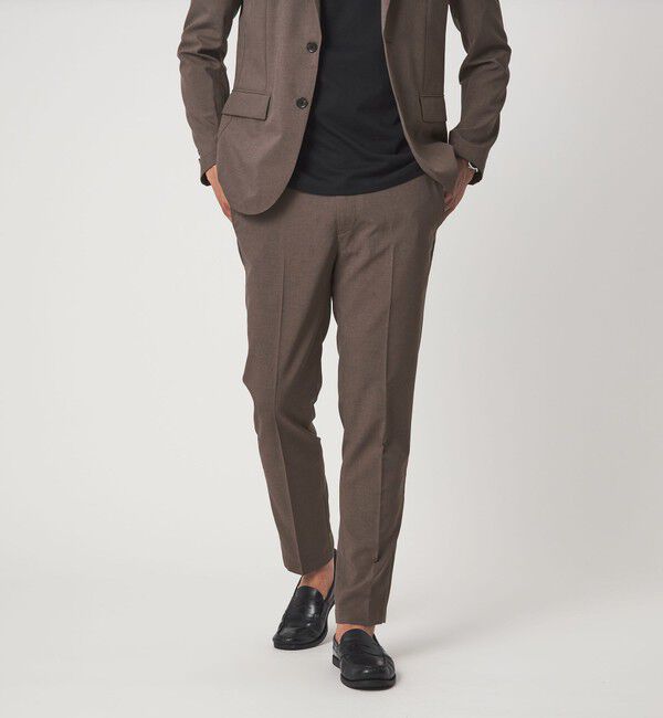 UNITED ARROWS green label relaxing「【WEB限定】JUST fit ドライポリエステル ナロー セットアップ -吸水速乾-」|テーラードジャケット|