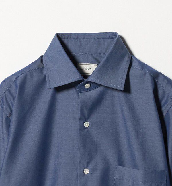 UNITED ARROWS green label relaxing「コットン シャンブレー ワイドカラー ドレスシャツ -イージーアイロン-」|シャツ・ブラウス|